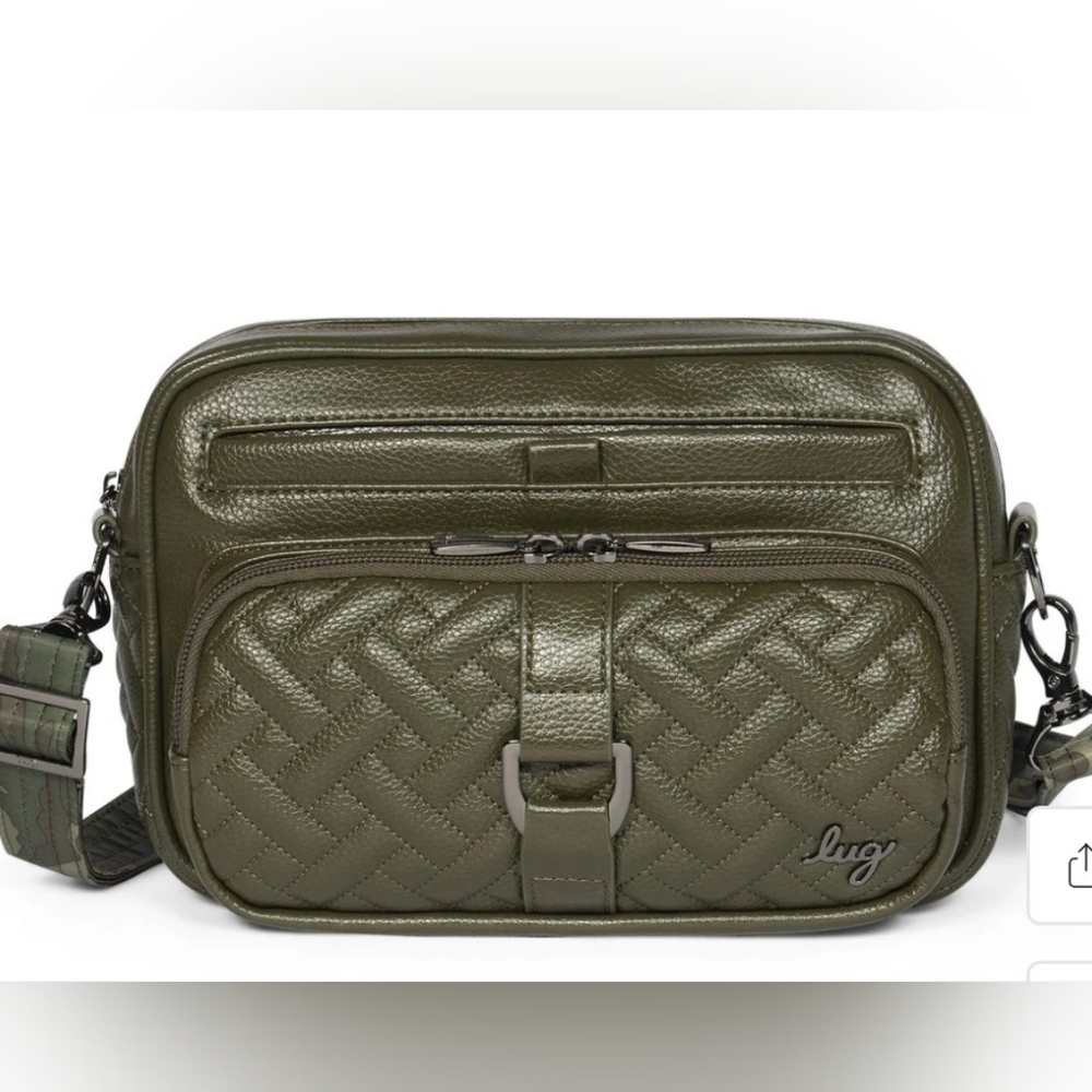 LUG Carousel Classic VL Crossbody Bag - Olive Green